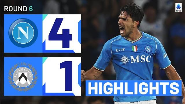 Napoli-Udinese 4-1 | Kvara back to scoring ways: Goals & Highlights | Serie A 2023/24 Napoli-Udinese 4-1 | Kvara back to scoring ways: Goals & Highlights | Serie A 2023/24