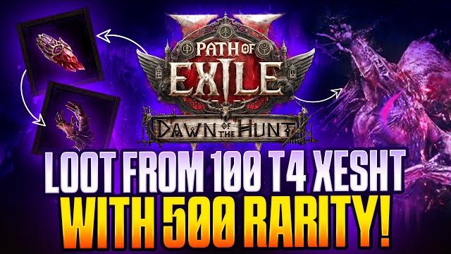POE 2 - Loot From 100 T4 Xesht with 500% Rarity! POE 2 - Loot From 100 T4 Xesht with 500% Rarity!