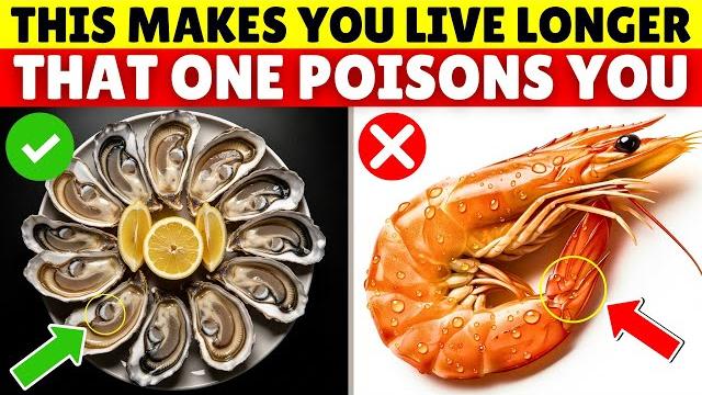 Over 60? 4 WORST Seafoods You Should NEVER Touch and 4 You MUST Eat | Senior Health Tips Over 60? 4 WORST Seafoods You Should NEVER Touch and 4 You MUST Eat | Senior Health Tips