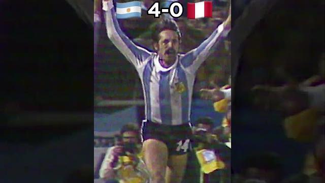 The Argentine attack had fun against Peru in 1978 The Argentine attack had fun against Peru in 1978