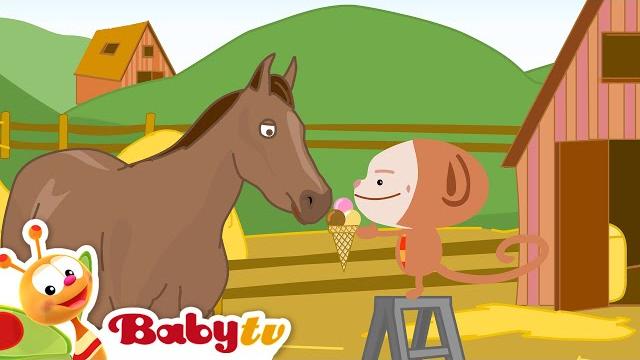 Oliver | Feeding a Horse | Cartoons @BabyTV Oliver | Feeding a Horse | Cartoons @BabyTV