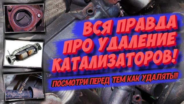 ВСЯ ПРАВДА ПРО УДАЛЕНИЕ КАТАЛИЗАТОРА! Это должен знать каждый! ВСЯ ПРАВДА ПРО УДАЛЕНИЕ КАТАЛИЗАТОРА! Это должен знать каждый!