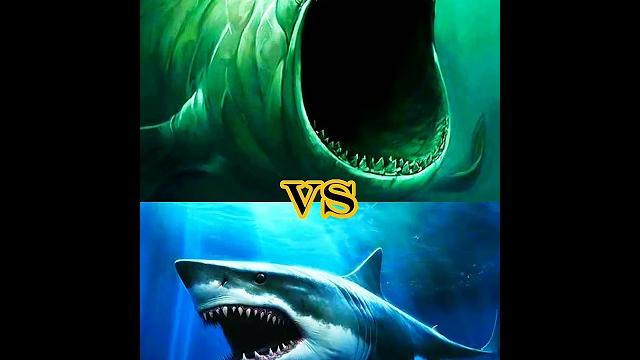 megalodon vs the bloop,mosasaurus,anger fish,hippocampus #shorts #viral #monster #music #the megalodon vs the bloop,mosasaurus,anger fish,hippocampus #shorts #viral #monster #music #the