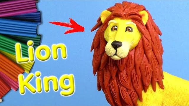 КОРОЛЬ ЛЕВ ИЗ ПЛАСТИЛИНА | Lion King Видео Лепка КОРОЛЬ ЛЕВ ИЗ ПЛАСТИЛИНА | Lion King Видео Лепка
