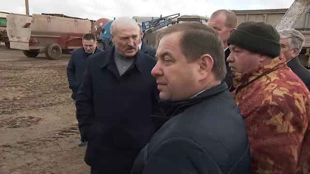 Лукашенко на ферме Слижи в Шкловском районе 26 марта 2019 Лукашенко на ферме Слижи в Шкловском районе 26 марта 2019