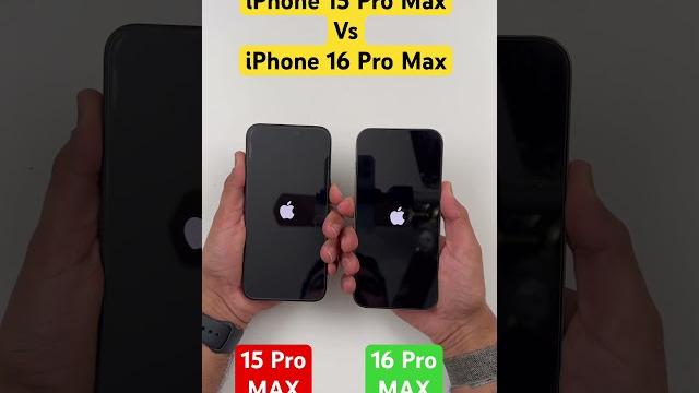 iPhone 15 Pro Max VS iPhone 16 Pro Max Comparison iPhone 15 Pro Max VS iPhone 16 Pro Max Comparison