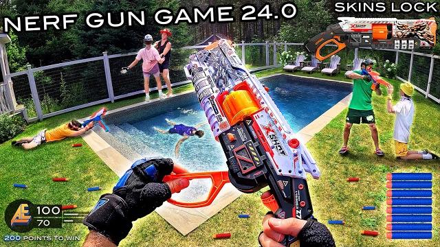 NERF GUN GAME 24.0 | (Nerf First Person Shooter!) NERF GUN GAME 24.0 | (Nerf First Person Shooter!)