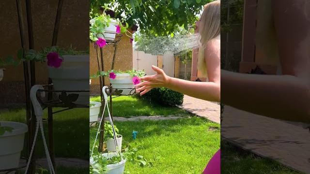 I water the flowers with my mouth #funny I water the flowers with my mouth #funny
