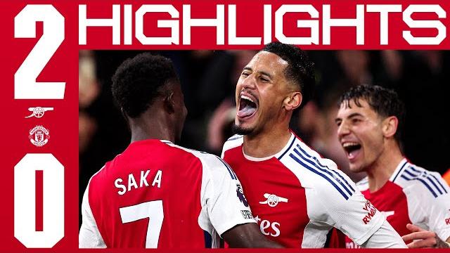 THREE BIG POINTS! | HIGHLIGHTS | Arsenal vs Manchester United (2-0) | Timber, Saliba | PL THREE BIG POINTS! | HIGHLIGHTS | Arsenal vs Manchester United (2-0) | Timber, Saliba | PL