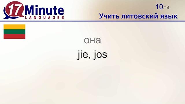 Учить литовский язык (Часть 3) Учить литовский язык (Часть 3)