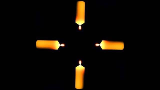 СВЕЧА видео для голографической 3D пирамиды СВЕЧА видео для голографической 3D пирамиды