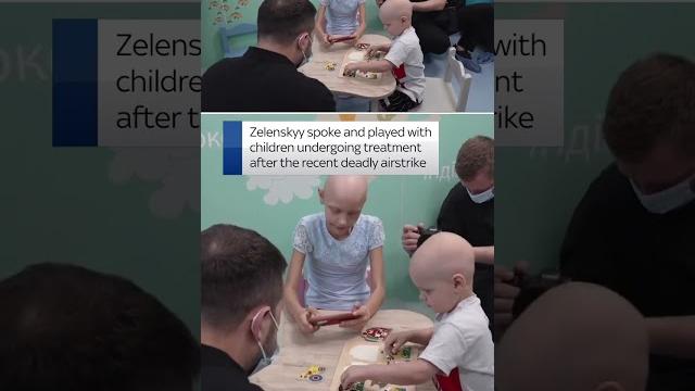Zelenskyy visits Kyiv Children’s Hospital Zelenskyy visits Kyiv Children’s Hospital