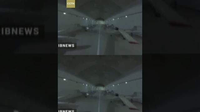 Iran's IRGC unveils new underground drone base Iran's IRGC unveils new underground drone base