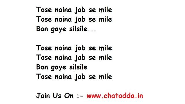 Tose Naina Full Song With Lyrics | Arijit Singh Tose Naina Full Song With Lyrics | Arijit Singh