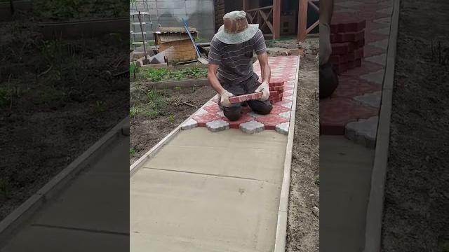 укладка тротуарной плитки/ laying paving slabs(Омск) укладка тротуарной плитки/ laying paving slabs(Омск)