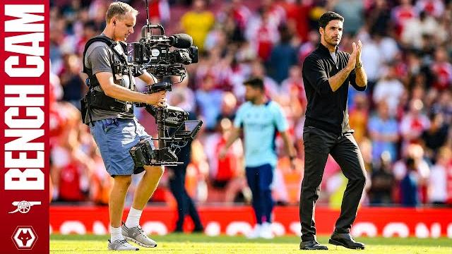 BENCH CAM | Arsenal vs Wolves (2-0) | All the goals, celebrations & more! | Premier League BENCH CAM | Arsenal vs Wolves (2-0) | All the goals, celebrations & more! | Premier League