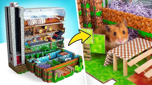 Веселое приключение хомяка в лабиринте Minecraft Веселое приключение хомяка в лабиринте Minecraft