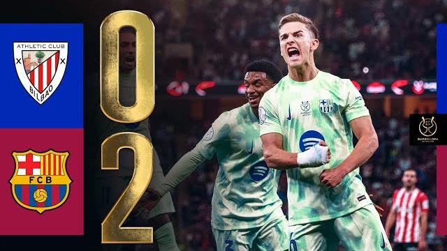 ATHLETIC CLUB 0 vs 2 FC BARCELONA | SPANISH SUPERCUP SEMIFINAL ATHLETIC CLUB 0 vs 2 FC BARCELONA | SPANISH SUPERCUP SEMIFINAL