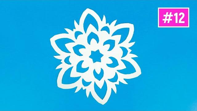 Как сделать красивую снежинку Снежинки из бумаги Оригами снежинка просто Simple snowflakes Как сделать красивую снежинку Снежинки из бумаги Оригами снежинка просто Simple snowflakes