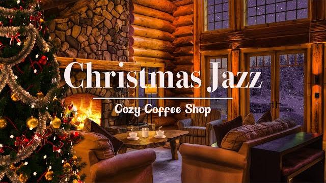 Christmas in a cozy coffee shop 4K Jazz music for relaxation, study and work Christmas in a cozy coffee shop 4K Jazz music for relaxation, study and work