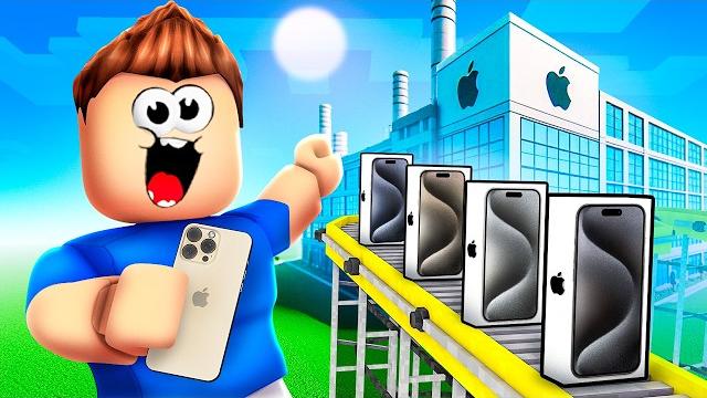Я Создал ЗАВОД СМАРТФОНОВ и РАЗБОГАТЕЛ в Роблокс! Roblox Я Создал ЗАВОД СМАРТФОНОВ и РАЗБОГАТЕЛ в Роблокс! Roblox
