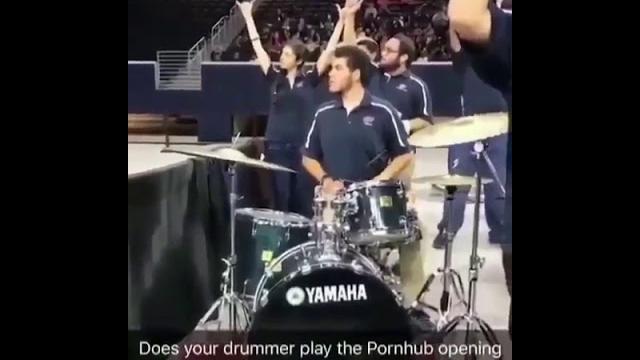 Pornhub Opening on Drums Pornhub Opening on Drums