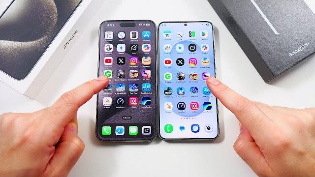 iPhone 15 Pro Max vs Galaxy S25 Plus Speed Test iPhone 15 Pro Max vs Galaxy S25 Plus Speed Test