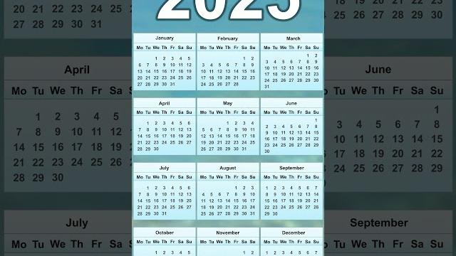 Calendar 2025 Calendar 2025