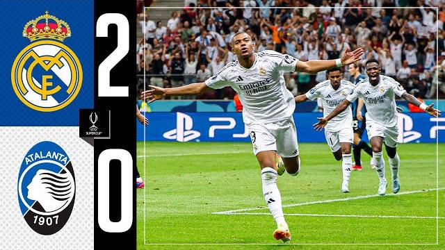 HIGHLIGHTS | Real Madrid 2-0 Atalanta | UEFA Super Cup 2024 HIGHLIGHTS | Real Madrid 2-0 Atalanta | UEFA Super Cup 2024