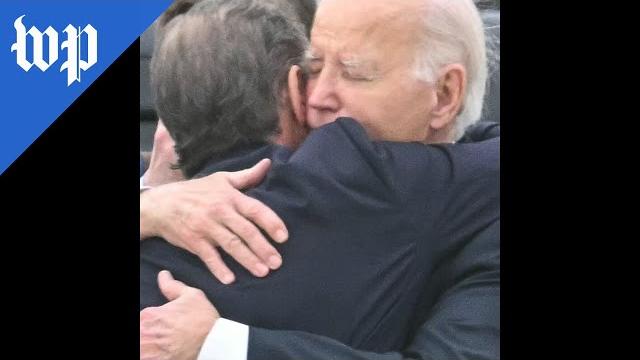 President Biden greets Hunter Biden after conviction President Biden greets Hunter Biden after conviction
