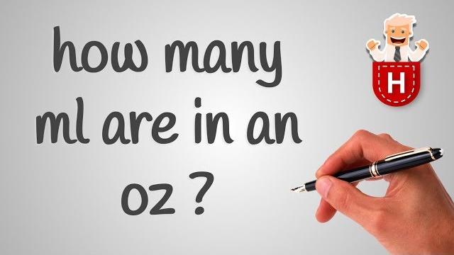 how many ml are in an oz how many ml are in an oz