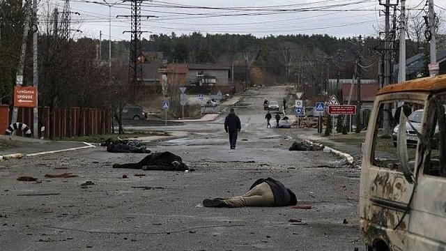 Улицы Бучи под Киевом "усеяны" телами гражданских Улицы Бучи под Киевом "усеяны" телами гражданских