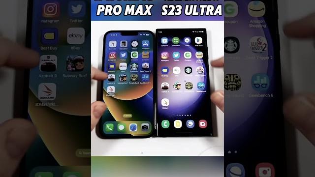 iPhone 13 Pro Max vs Samsung S23 Ultra: EPIC SPEED SHOWDOWN!Fastest Flagship of 2024?#shorts#viral iPhone 13 Pro Max vs Samsung S23 Ultra: EPIC SPEED SHOWDOWN!Fastest Flagship of 2024?#shorts#viral