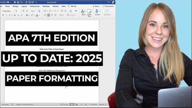 How to format your paper in APA style in 2025 How to format your paper in APA style in 2025