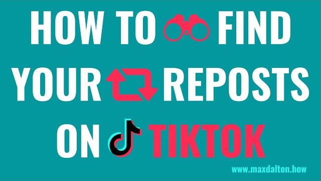 Как найти свои репосты в TikTok Как найти свои репосты в TikTok