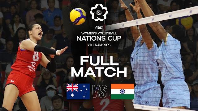 Australia vs. India - Pool Play | AVC Women's Nations Cup Australia vs. India - Pool Play | AVC Women's Nations Cup