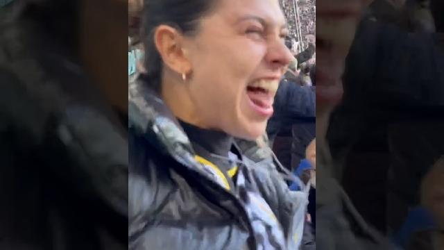 @CelineDept reaction to our last minute win @CelineDept reaction to our last minute win