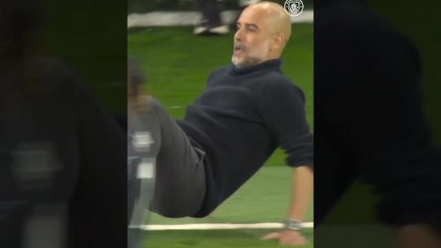 Pep's reaction! #mancity #football #goalkeeper #reaction Pep's reaction! #mancity #football #goalkeeper #reaction