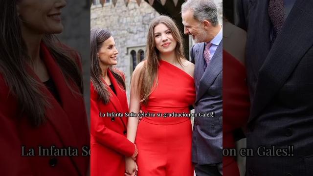 Congratulations!! Infanta Sofia recently graduated at the University of Wales#shorts##️ Congratulations!! Infanta Sofia recently graduated at the University of Wales#shorts##️