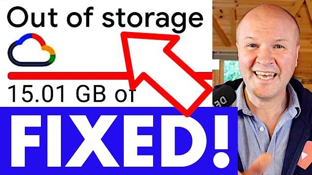 How to fix your Google storage space forever... for free! How to fix your Google storage space forever... for free!