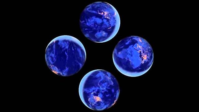 ЗЕМЛЯ видео для голографической 3D пирамиды ЗЕМЛЯ видео для голографической 3D пирамиды