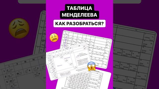 Таблица Менделеева | #химия #егэ #химияегэ Таблица Менделеева | #химия #егэ #химияегэ