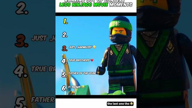 Ranking Lego Ninjago Movie Moments Ranking Lego Ninjago Movie Moments