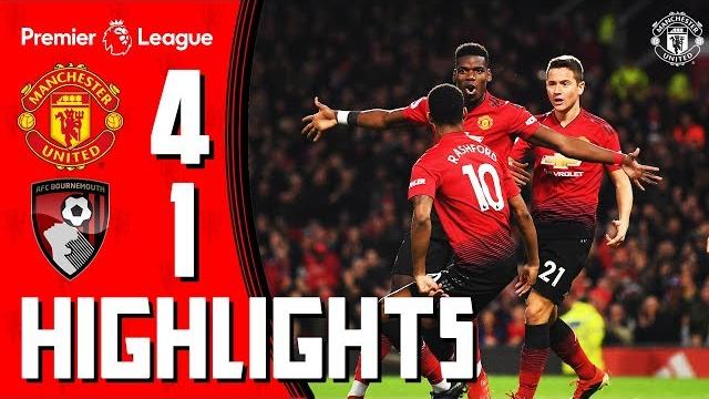 Highlights | Manchester United 4-1 Bournemouth | Premier League Highlights | Manchester United 4-1 Bournemouth | Premier League