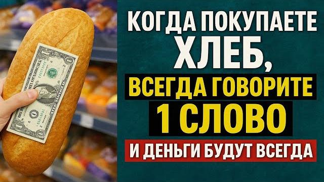 Когда покупаете хлеб, скажите 1 слово и деньги всегда будут в доме! Сильная примета и ритуал Когда покупаете хлеб, скажите 1 слово и деньги всегда будут в доме! Сильная примета и ритуал