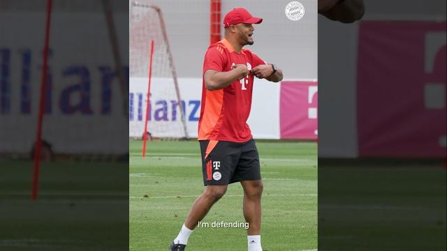 Kompany on how to defend ️ Kompany on how to defend ️