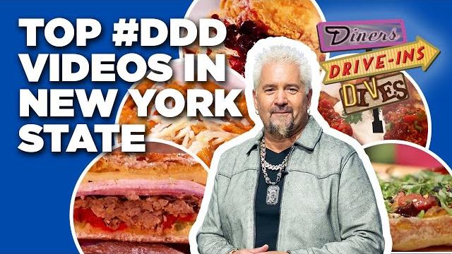 Top #DDD Videos in New York State with Guy Fieri | Diners, Drive-Ins and Dives | Food Network Top #DDD Videos in New York State with Guy Fieri | Diners, Drive-Ins and Dives | Food Network