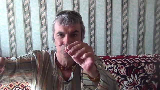 Крепление оснастки к маховому удилищу Крепление оснастки к маховому удилищу