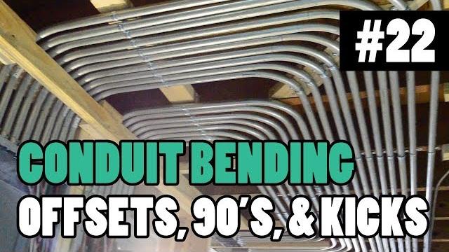 How To Bend EMT Conduit/Tubing - HOW ELECTRICIANS BEND 90s, OFFSETS, BOX OFFSETS, & KICKS How To Bend EMT Conduit/Tubing - HOW ELECTRICIANS BEND 90s, OFFSETS, BOX OFFSETS, & KICKS