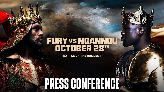 TYSON FURY VS. FRANCIS NGANNOU PRESS CONFERENCE LIVESTREAM TYSON FURY VS. FRANCIS NGANNOU PRESS CONFERENCE LIVESTREAM